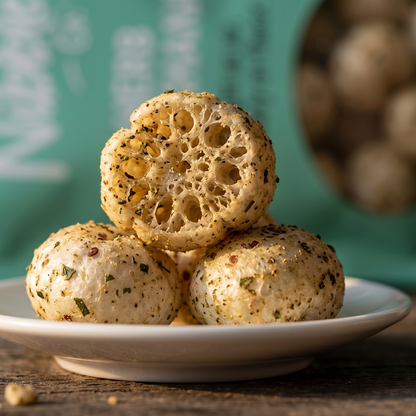The Nibble Co. Herb Makhana - Light & Guilt-Free Protein Snack (Pack of 1)